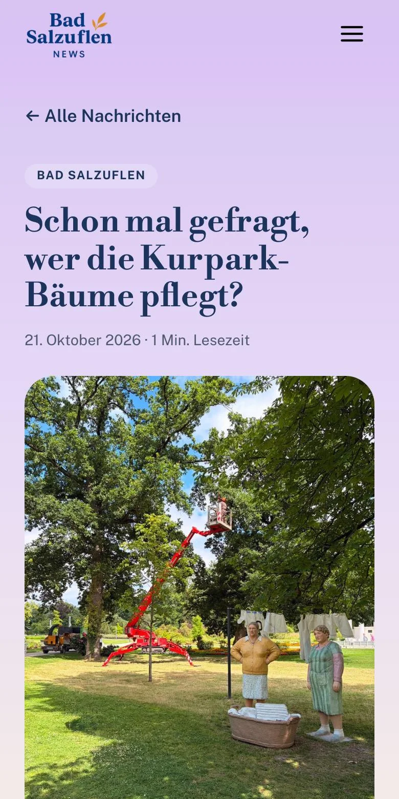 Ein Beitrag auf Bad Salzuflen News